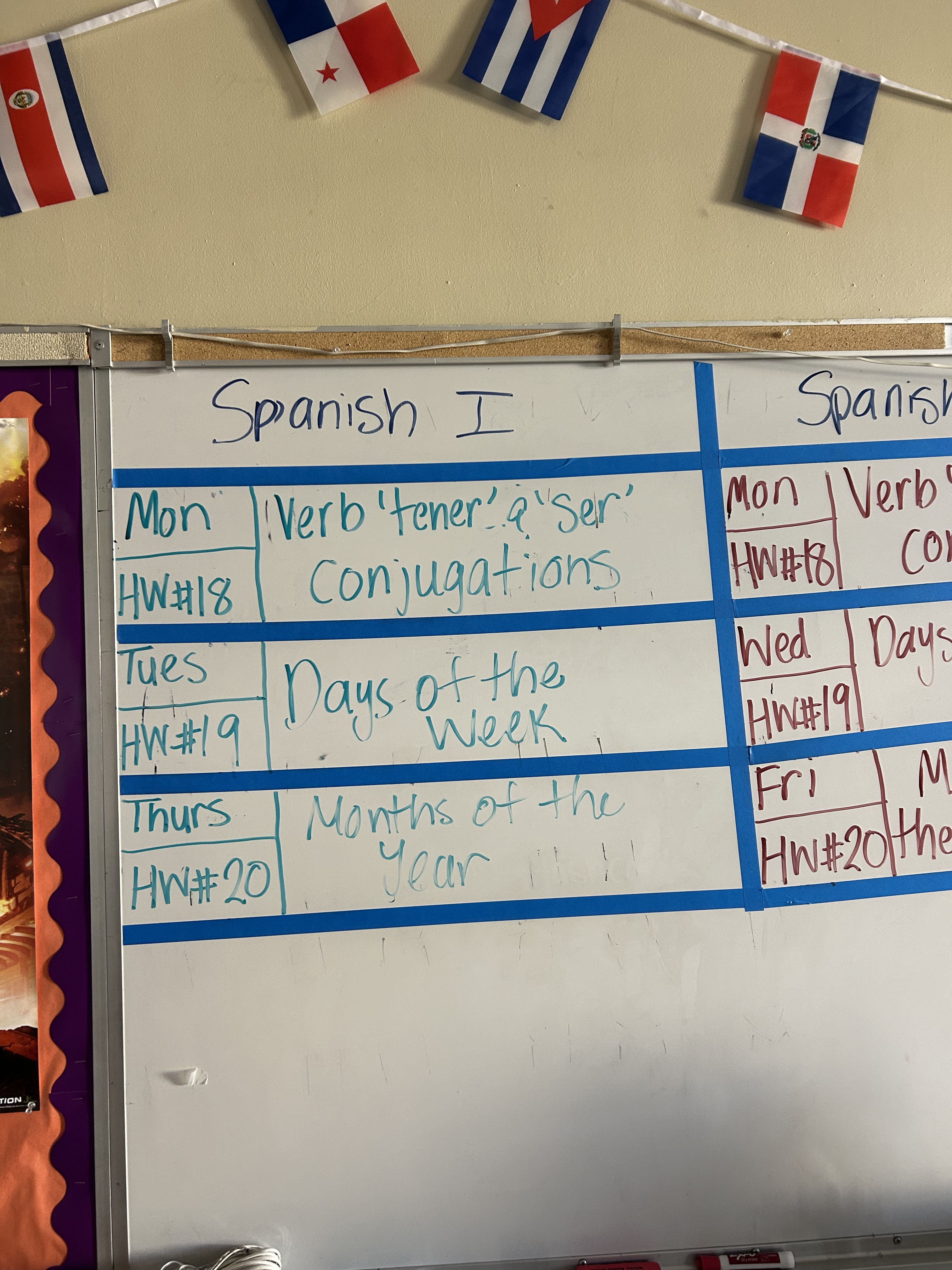 Teaching with a whiteboard